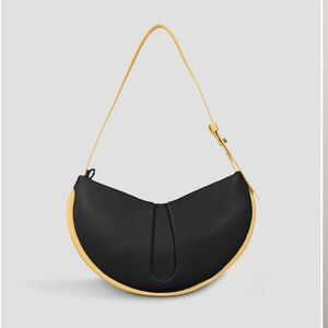 Themoire Shoulder Bag Woman Black